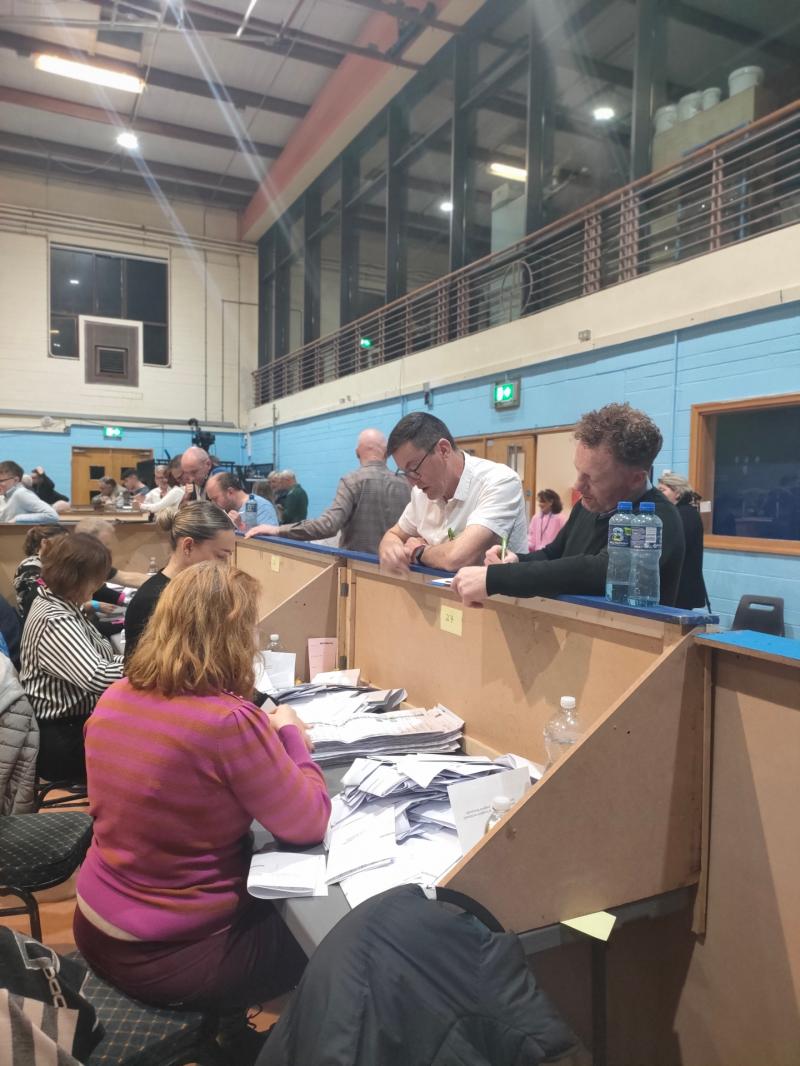 Longford Westmeath General Election 2024: percentage share of the vote