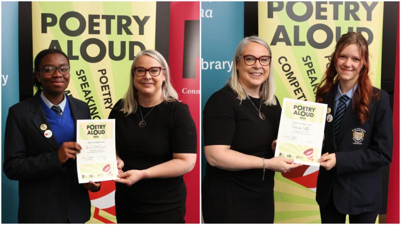 Longford students among finalists of all-island ‘Poetry Aloud’ poetry speaking competition
