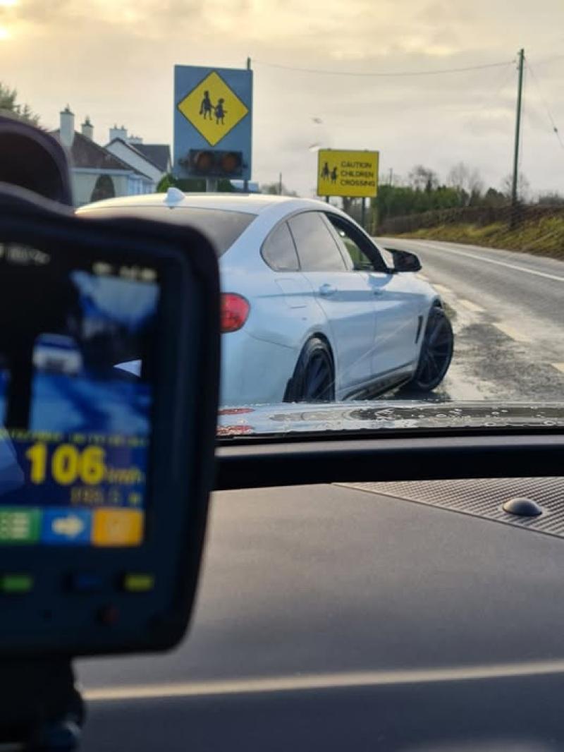 Longford drug driver detected speeding on National Slow Down Day