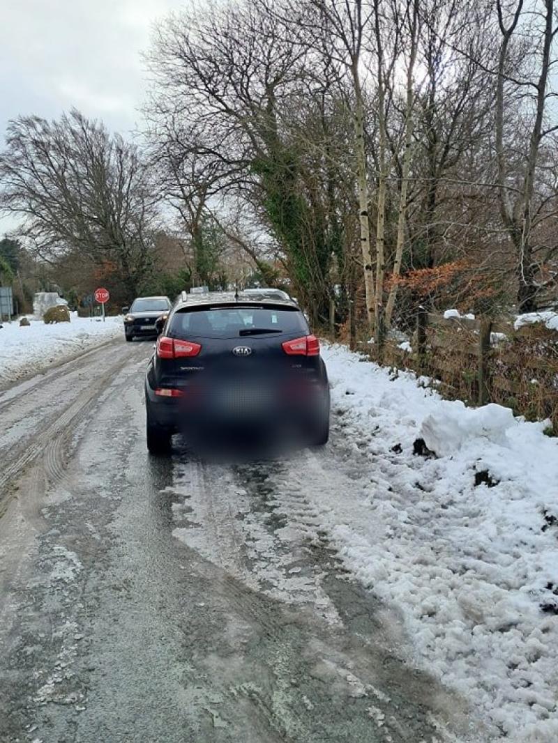 'SNOW TOURISTS' 15 drivers like this one caught obstructing already dangerous roads amid cold snap