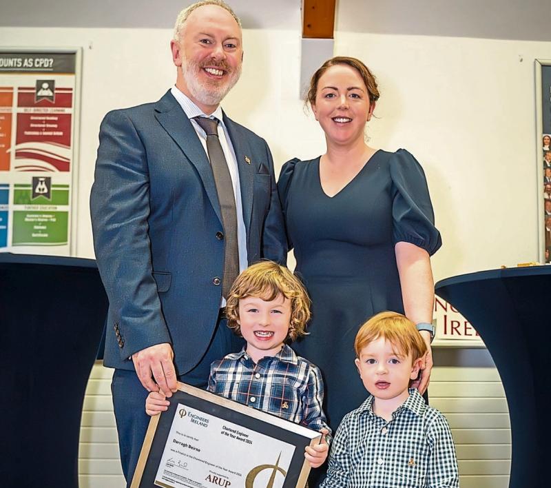 Longford engineer honoured as finalist for the 2024 Chartered Engineer Award