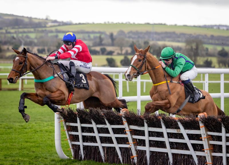 Longford trainer Paul Flynn in the winners’ enclosure at Clonmel and Dundalk 