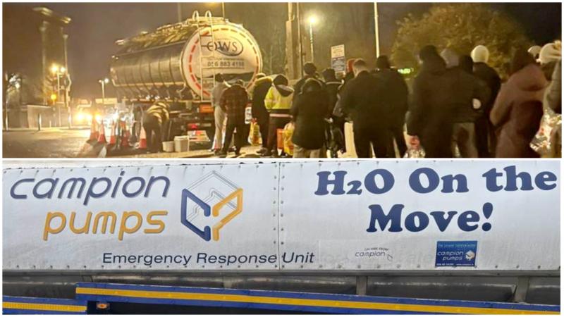 UPDATE: Location of alternative water supplies for Longford customers hit by outages and disruption