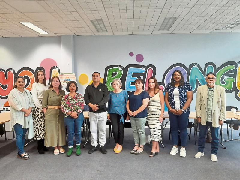 Anti-racism course graduation in Longford Community Resources 