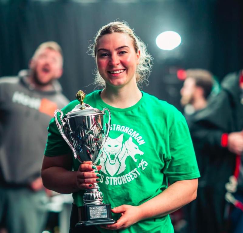 Longford’s Jade Harkin wins Ireland’s Strongest Woman competition in Galway 