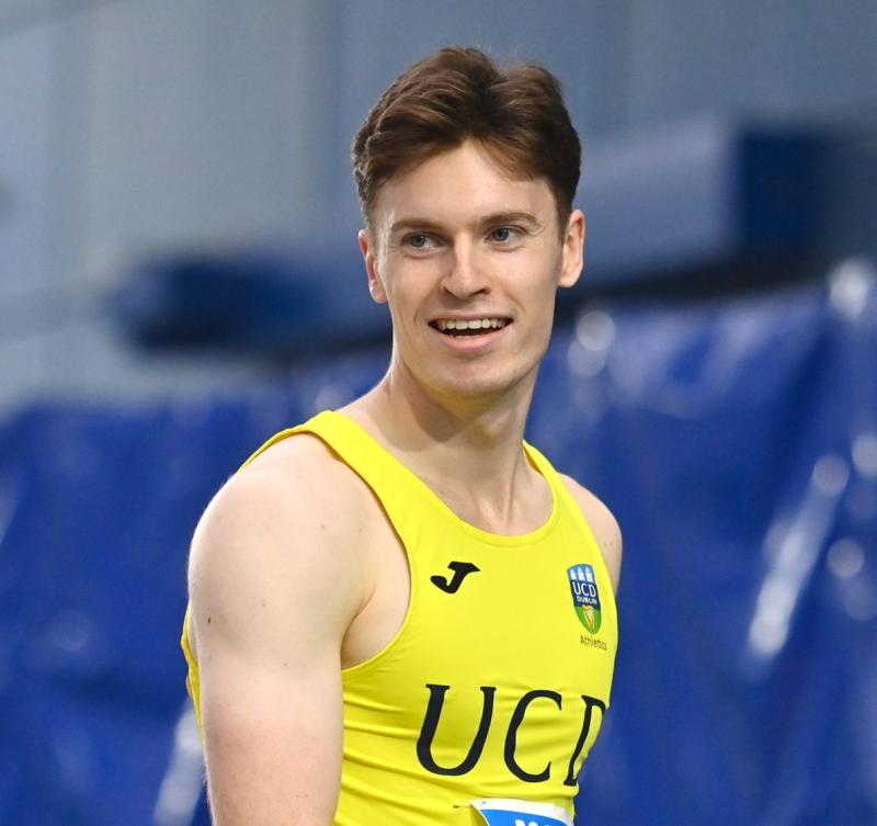 Longford athletics star Cian McPhillips selected on a strong Irish team set for European  Indoor Championships  