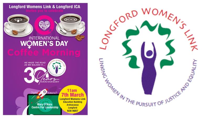 Coffee morning to mark 30th anniversary of Longford Women’s Link and International Women's day