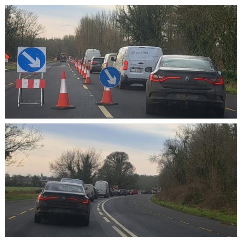 Motorists vent frustration at Longford N4 roadworks delay