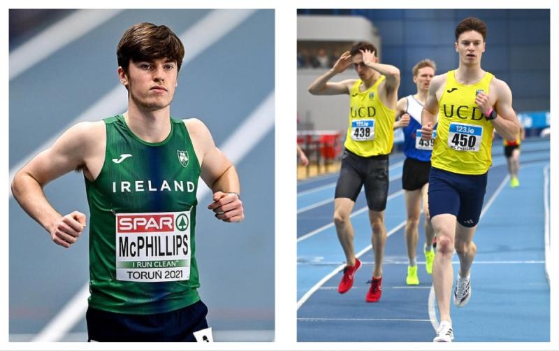 Longford athlete Cian McPhillips set for European Indoor Championships