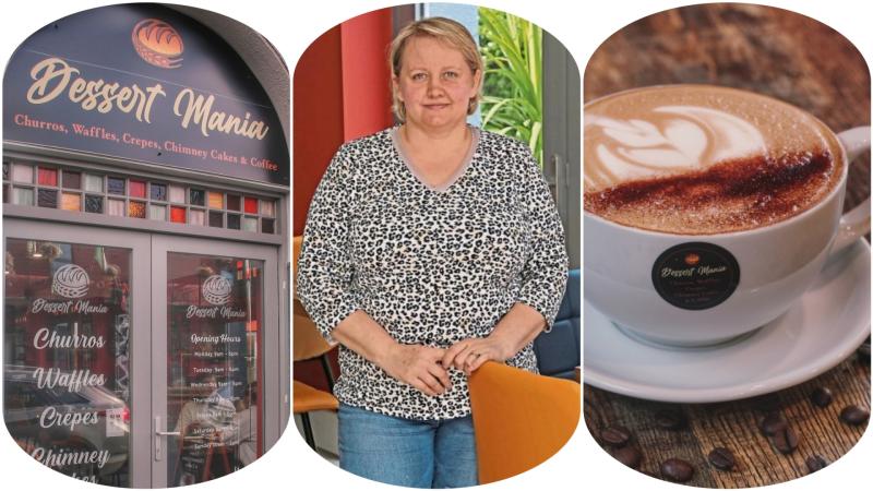 International Women's Day treat: Dessert Mania in Longford town offering a complimentary coffee to every woman on March 8