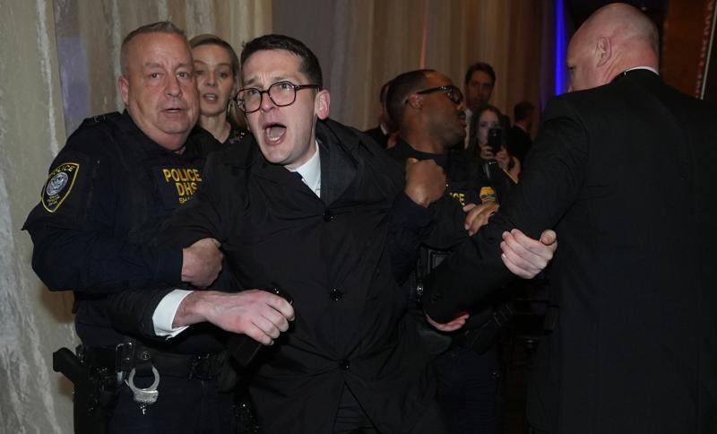 Burke family disrupt gala dinner in US attended by Taoiseach