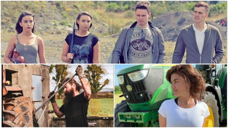 Tyre Warrior and Conor from GRASSMEN are ploughing in Longford with Sammy!