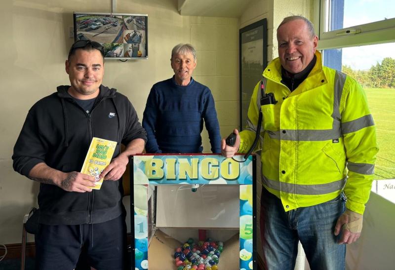 Congratulations: Andrew Daly claims €1,000 jackpot in north Longford bingo game