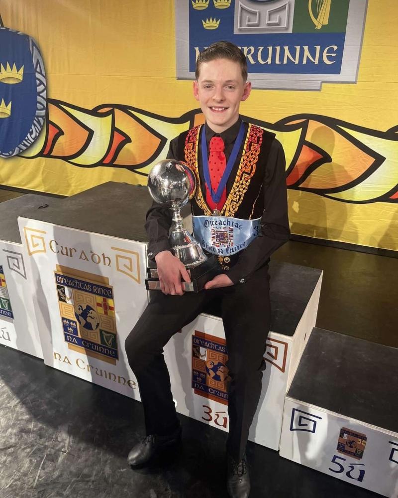 Talented Longford dancer Joseph Farrell captures silverware at World Championships
