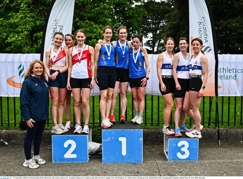 Longford AC ladies claim historic Team Gold at National Athletics Road Relay Championships