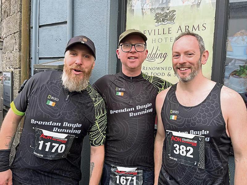 Three local men are gearing up to run the canal, from Dublin to Longford, in aid of three charities