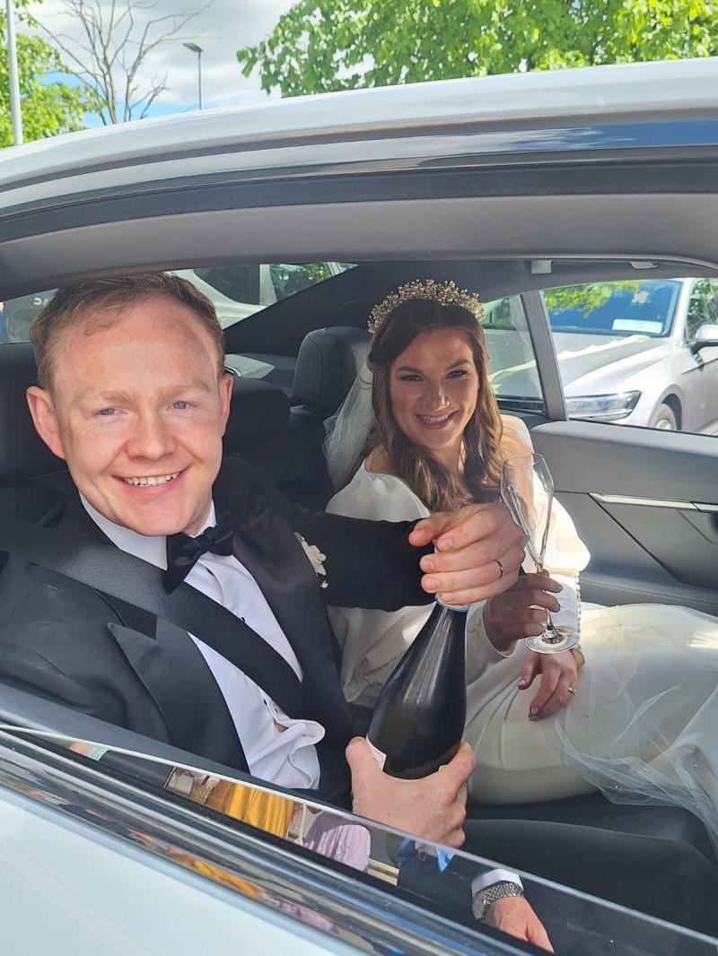 Love match: Wedding bells ring for lovely Longford couple well known in sporting circles