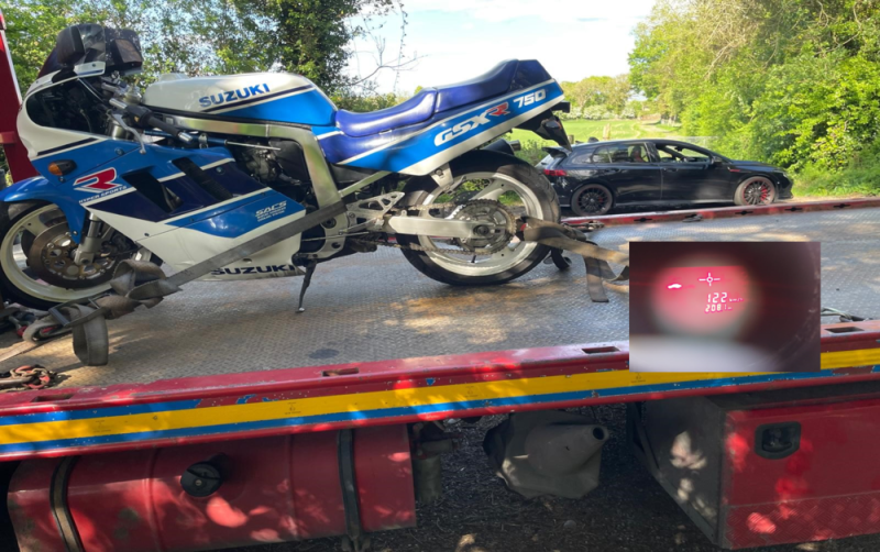 Learner driver doing over double the speed limit arrested without insurance or tax for nine years