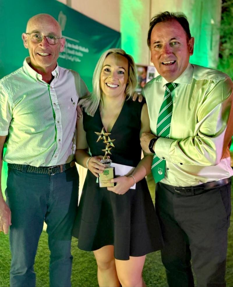 Huge congratulations: Longford lady honoured as top player at Champions Ball in Embassy of Ireland, Saudi Arabia