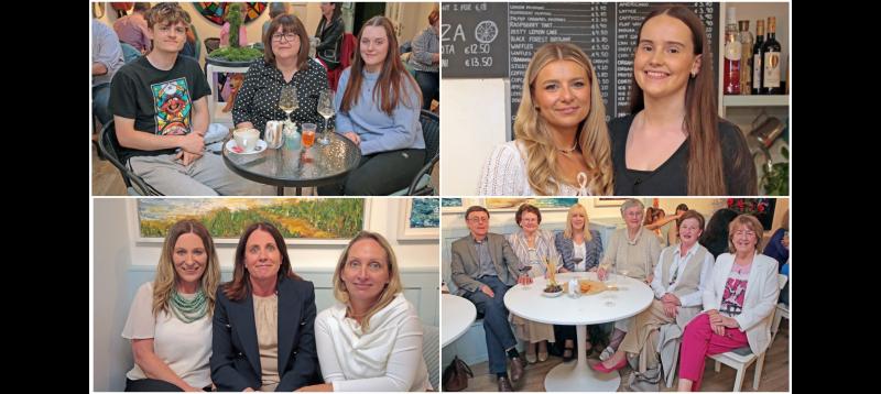PICTURES | Lovely occasion in Longford at opening of Athena Gallery's evening Wine and Pizza bar