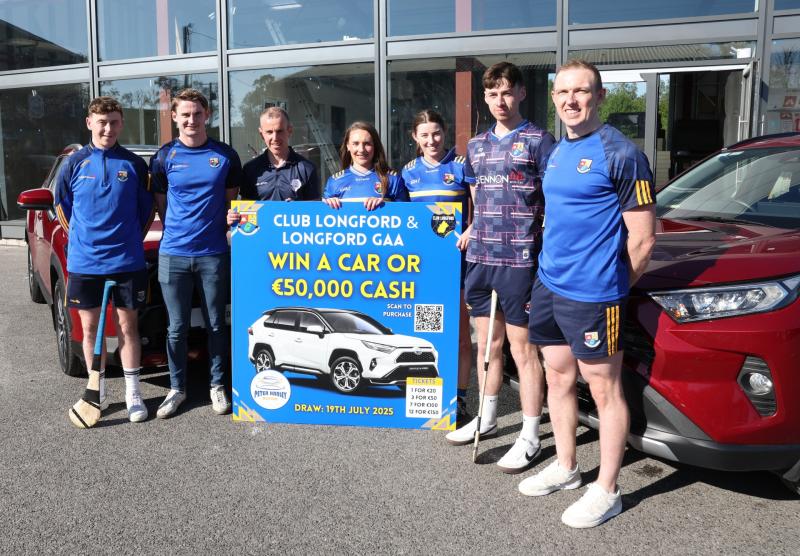 Don't miss your chance to win a new Toyota RAV4 or €50,000 in Club Longford draw