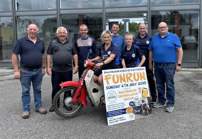 Vital fundraiser set to take place for Ballymahon Defibrillator Group