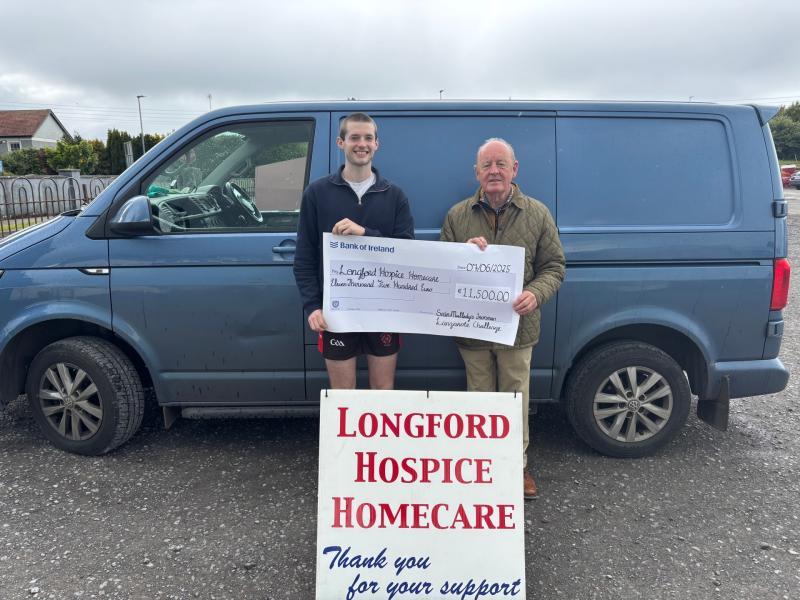 Dedicated Ballymahon Ironman raises an impressive &euro;11,500 for Longford Hospice Homecare