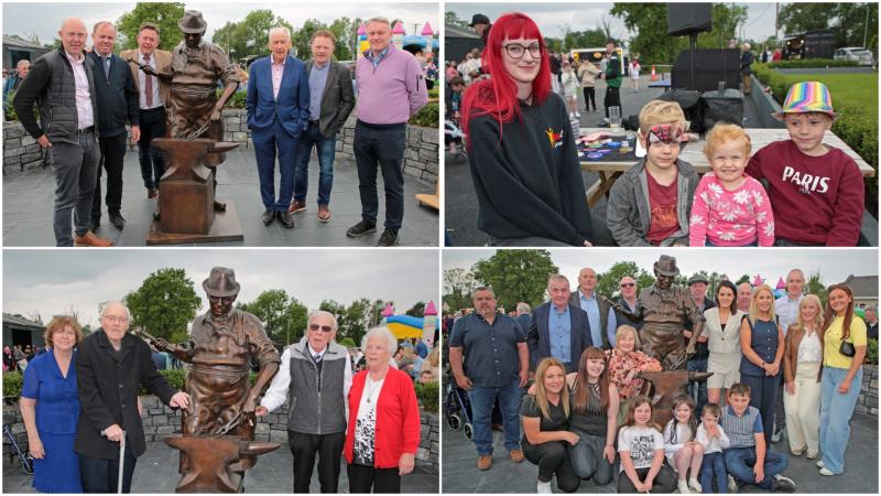 PICTURES | Lovely day in Longford as ‘The Blacksmith of Killoe’ statue in memory of the legendary Victor Kiernan unveiled