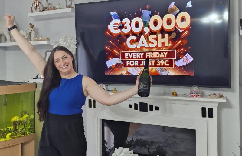 Lucky Leitrim lass: Ioana 'absolutely buzzing' following &euro;30,000 win with 39 cents ticket