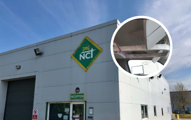 NCT testers stunned by what driver left tied up with rope inside car