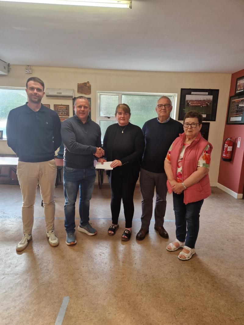 Congratulations: Samantha hits the jackpot in Longford club lotto draw