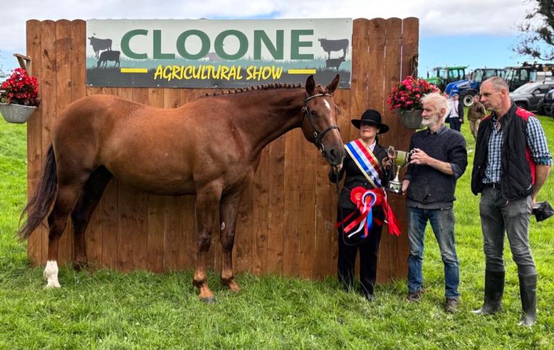 A 'Lottie' success! Longford woman celebrating as her mare crowned overall champion horse