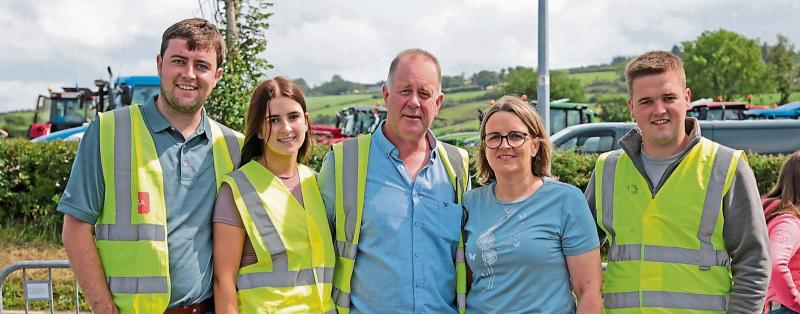 Cian Gray's family at run