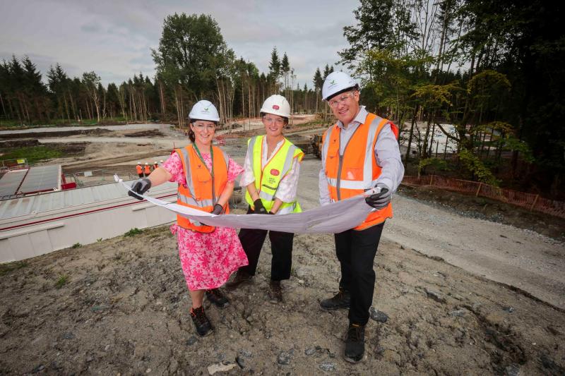  Work underway at Center Parcs Longford Forest on 83 new lodges and lakeside restaurant