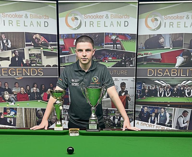 Longford snooker star Joe Shannon wins under 16 National ranking event 
