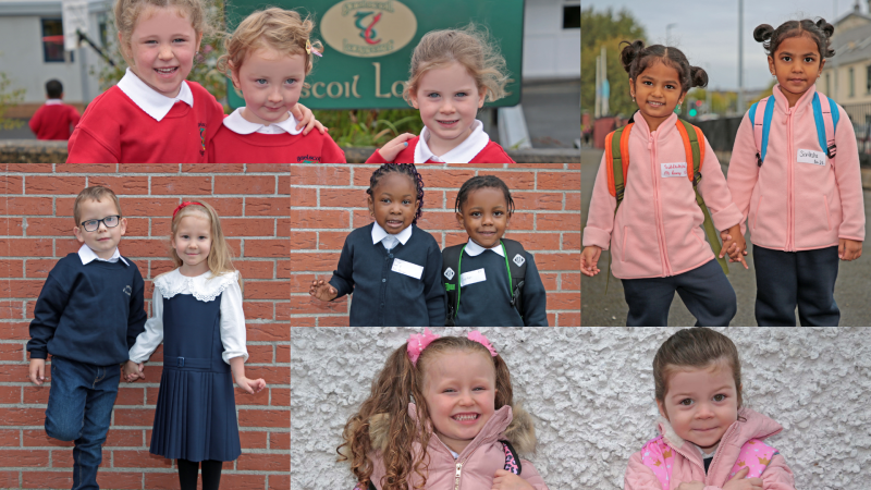 PICTURES | Tears & cheers as Longford kids begin educational journey on first day at school