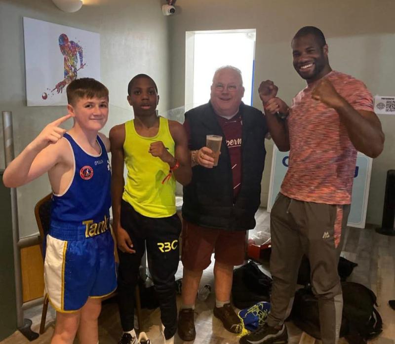 Longford boxing star, the mighty Martin Nevin, conquers young Dubois