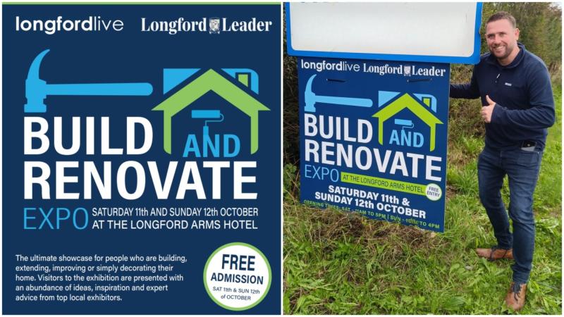 Dozens of top local exhibitors showcasing at Longford Leader Build and Renovate Expo 2025