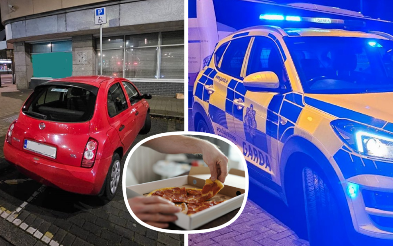 'A pricey pizza' - Brazen driver's takeaway trip backfires after gardaí add a premium