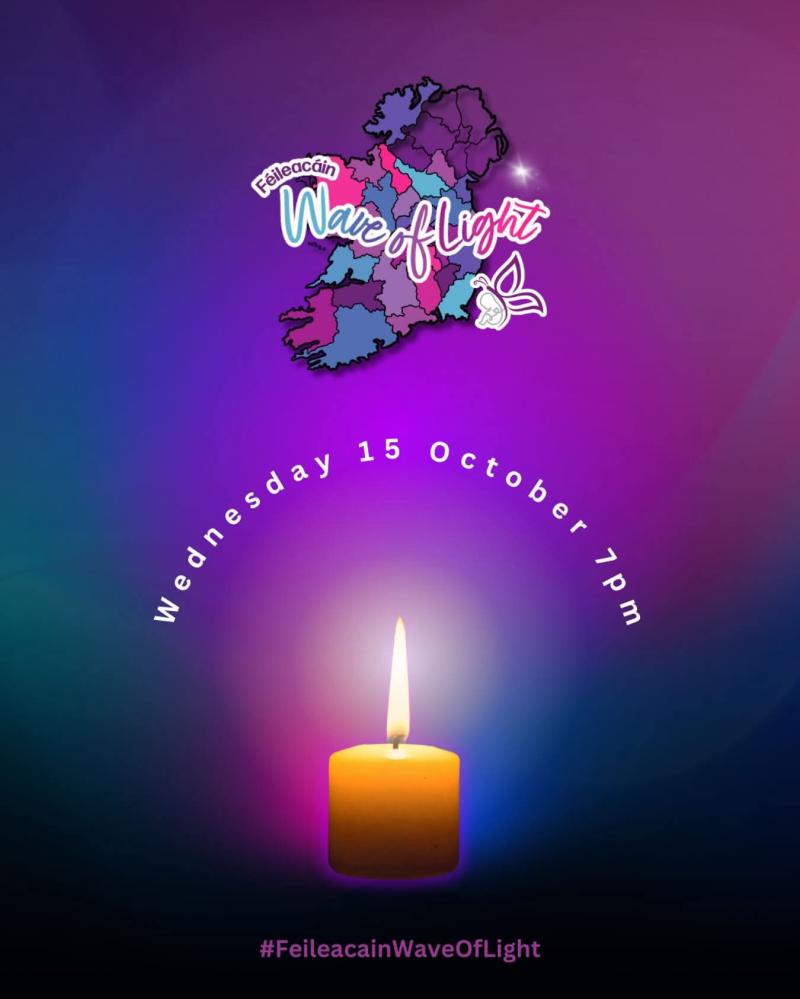 Longford Wave of Light ceremony to mark International Baby Loss Awareness Day 