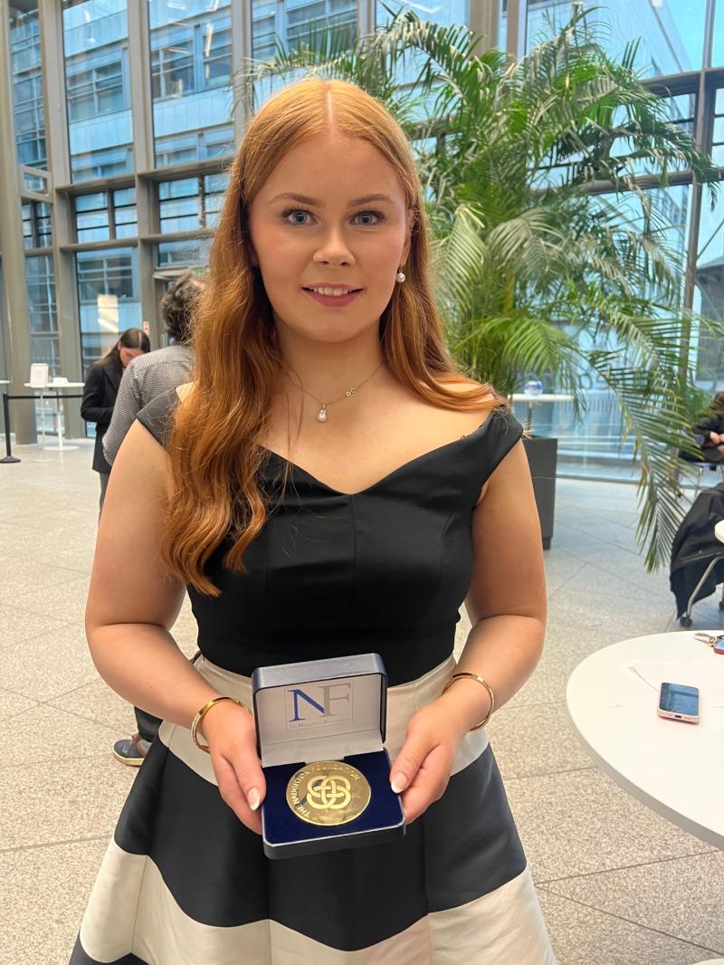 Fabulous achievement: Longford student presented with prestigious Naughton Scholarship