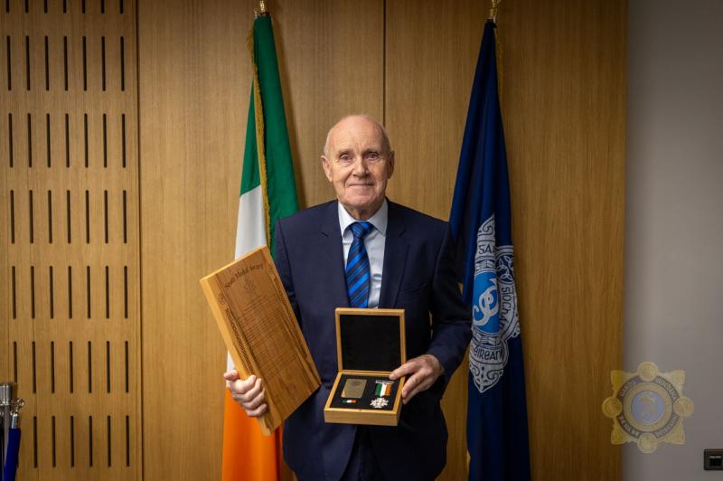 Hero Longford garda honoured for bravery saving stricken colleague held at gunpoint