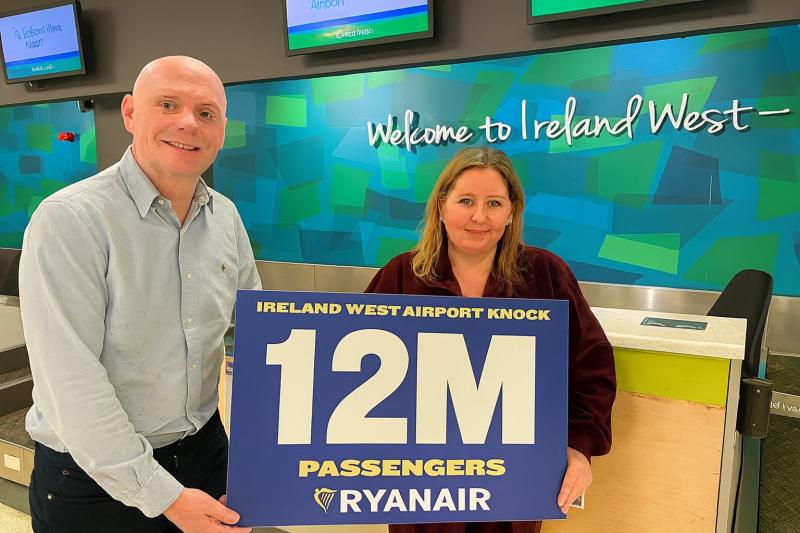 Ryanair passenger milestone