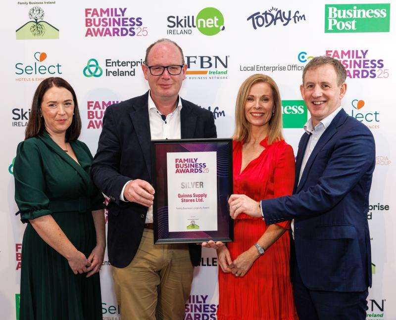Congratulations: Renowned Longford family business picks up prestigious national award 