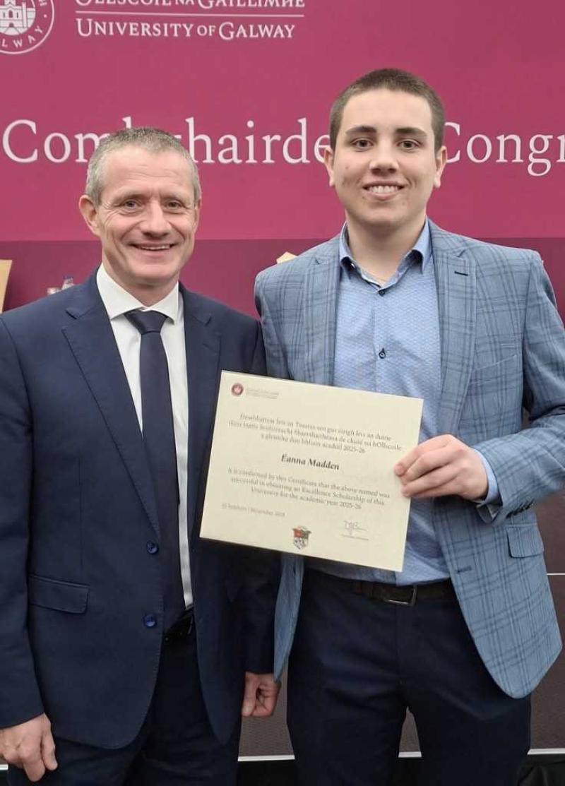 Congratulations: Longford student studying medicine awarded Excellence Scholarship 