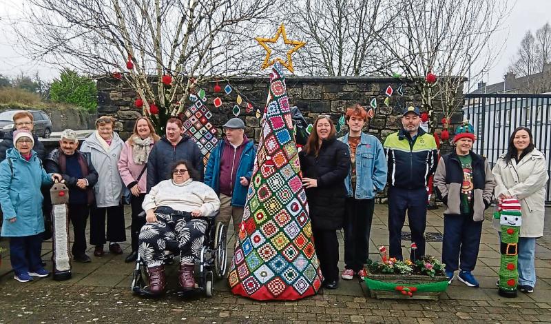 Granard 'yarn bombing' festive display