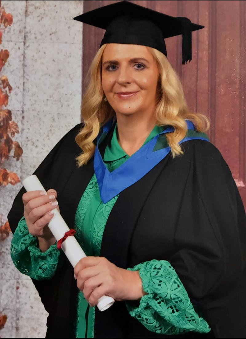 Congratulations: Longford woman graduates with First Class Honours in Special Educational Needs