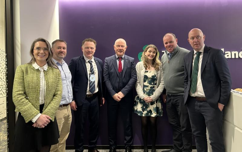 In the Tourism Ireland office in New York: 