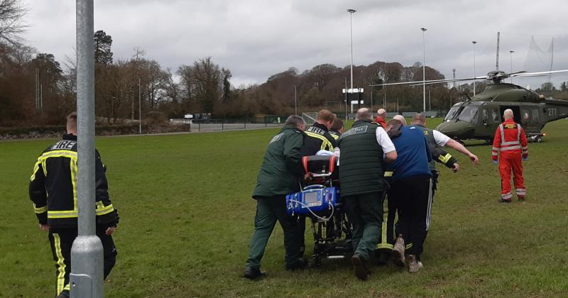 Lifesavers: Emergency services taking part in Midlands St Patrick's Day parade help resuscitate woman 