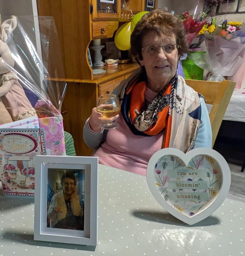 Congratulations: Longford woman celebrates special milestone birthday with her family 